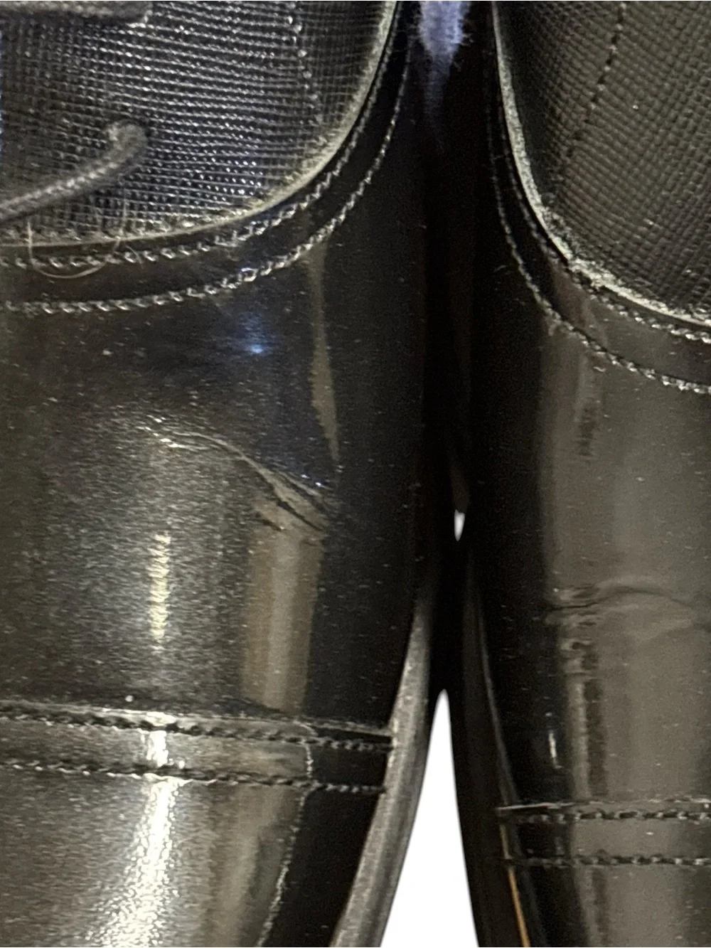 Ted Baker London Fharenh Black Leather Cap Toe Oxford Shoes US 10 Like New